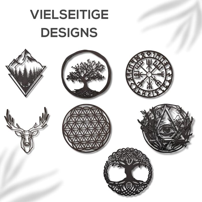 Настінне оздоблення KUINEA гори, фреска дерево колір антрацит настінне оздоблення для дому, офісу, спальні, вітальні та кухні, гір