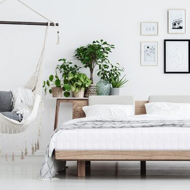 Ортопедичний 7-зонний матрац Mister Sandman 200x200 см H2 H3, матрац з холодної піни 200x200 см, Вироблено в Німеччині, висота 15 см, 200 x 200 см