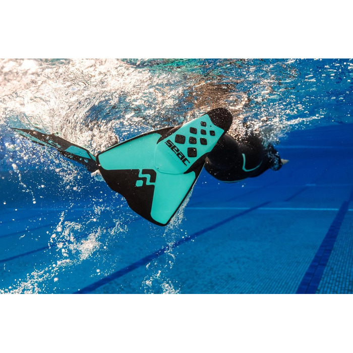 Легкі та потужні короткі ласти для плавання та підводного плавання для дорослих та дітей, чорні, розмір 40/41