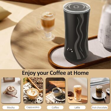 Піноутворювач для молока електричний 4 в 1 для гарячого та холодного молока Гарячий шоколад Тепле молоко Антипригарне покриття 600