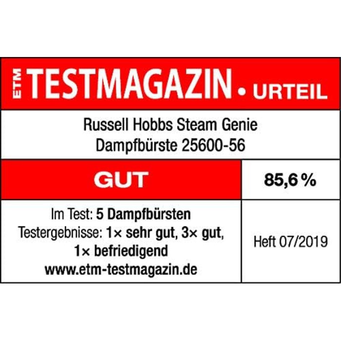 Парова прасувальна станція Russell Hobbs (2600 Вт, тиск пари 4,5 бар, знімний резервуар для води 1,3 л) Праска 24440-56 Парова пра