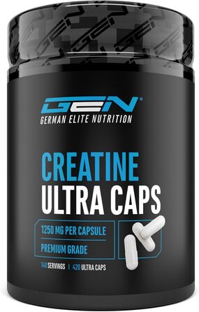 Капсули креатину Creatine Ultra – 420 шт. (1250 мг креатину моногідрату в кожній)