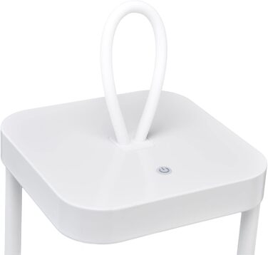 Ліхтар ємністю 5000 мАг, зарядка через USB, 2-рівневе затемнення, бездротова настільна лампа, нековзка основа, світлодіодний нічник для кемпінгу та використання в приміщенні (білий) (Білий)