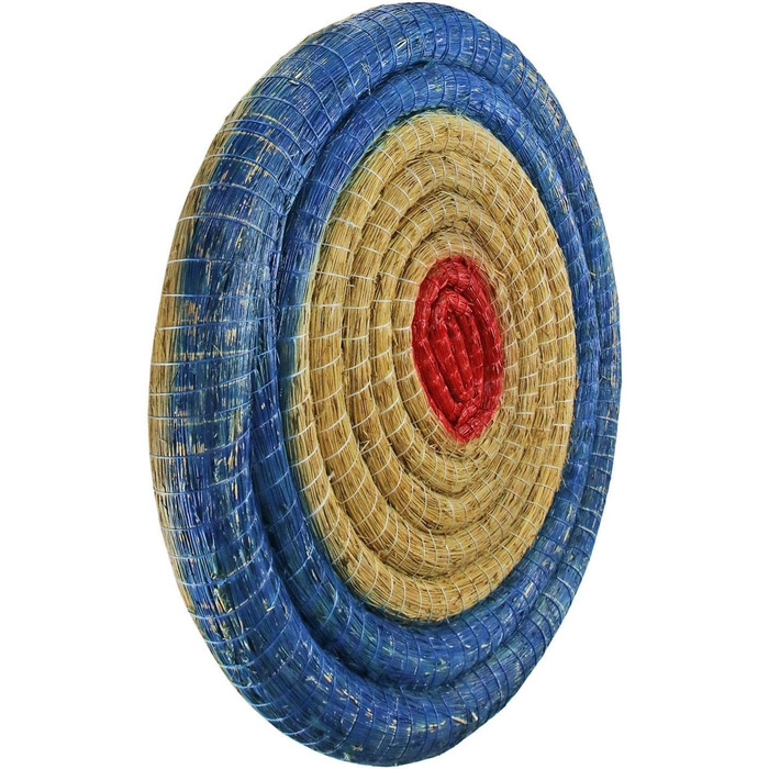 Набір мішеней Stronghold 65 см з підставкою – солом'яна мішень для стрільби з лука, арбалета та метання ножів