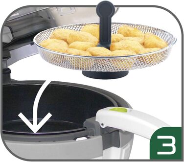 Аксесуари для кошика для приготування їжі Tefal ActiFry XA7012 спеціально для страв в паніровці Їжа для пальців Чутливі харчові продукти, Північна Кароліна