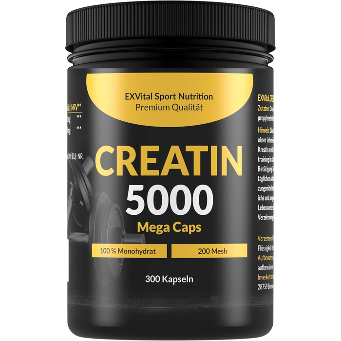 Креатин Mega Capsules 5000, 300 капсул