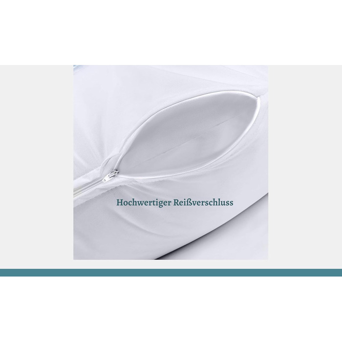 Водонепроникний підковдра 135x200 см, преміум-якість, не шелестить - гіпоалергенний та можна прати (95C) Підковдра, водонепроникна, захищена від кліщів, підковдра для людей з нетриманням 135 x 200