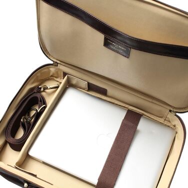 Італійська розкішна шкіряна сумка для ноутбука Volterra в чорному кольорі