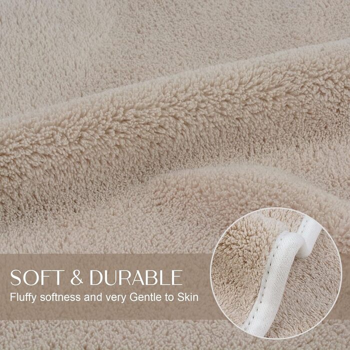 Рушники з мікрофібри, сильний водопоглинаючий рушник з мікрофібри для ванни, м'які рушники для душу, швидко сохнуть і вбирають вол