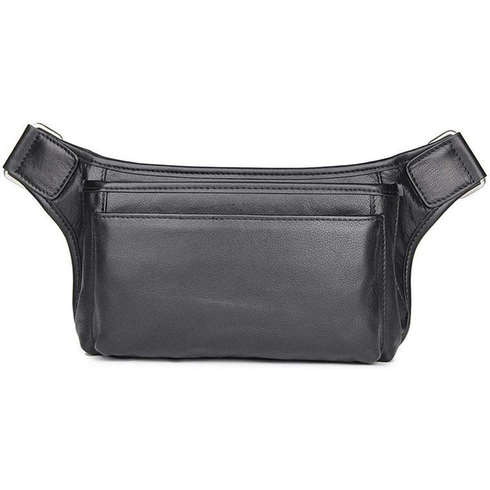 Велосипедна сумка для подорожей на талії модний поясний мішок, старовинна сумка з натуральної шкіри на поясі / регульований поясни