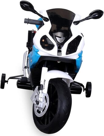 Дитячий електричний мотоцикл BMW S 1000 RR JT528 Ліцензійний -12 Вольт 7 AH акумулятор - 2 x 12 Вольт 35 Вт двигун - Електричний м