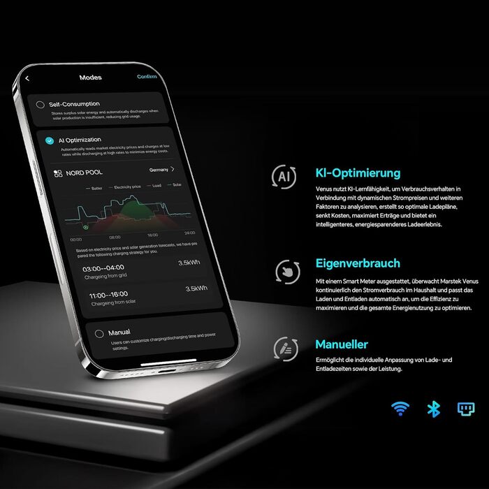 КВт Venus-E 3.0 Нова версія Балконна електростанція-накопичувач 0 ПДВ, Менша. Легша. Ефективніша. Річна економія 1310. Система накопичення енергії MARSTEK зі зв&39язком змінного струму. Сонячний накопичувач &quotвсе в одному&quot., 5,12