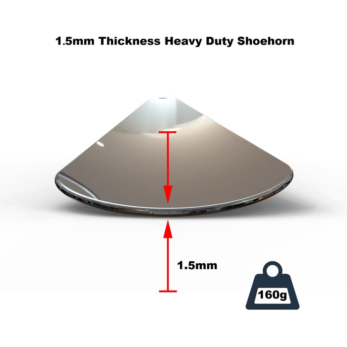Рожок для взуття довгий 42 см Рожок для взуття довгий металевий Дуже стійкий З ергономічною формою Дуже стійкий дизайн Ідеально пі