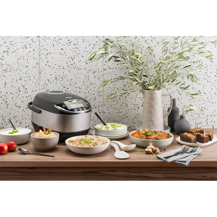 Мультиварка Russell Hobbs 11-в-1 рисоварка, повільна плита, пароварка, повільна плита, бакбутомат, йогуртниця тощо Мультиварка (5,0 л, цифровий дисплей, кришка проти конденсату) 21850-56