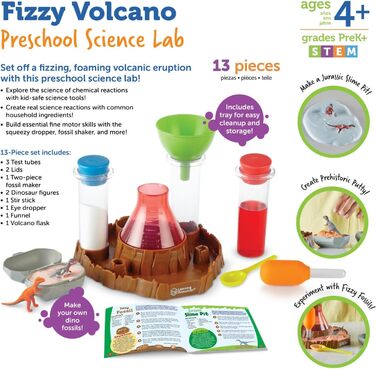 Лабораторія Bubbling Volcano Research Laboratory Learning Resources хімічні досліди