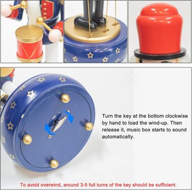 Музична скринька Лускунчика 32 см KI Store