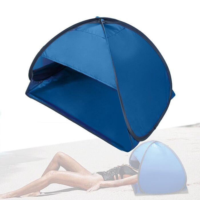 Розкладний намет Head, міні-пляжний намет із сонцезахисним тентом, автоматичний миттєвий намет, міні-парасолька, розкладний міні-пляжний намет для кемпінгу, пікніків та пляжу на свіжому повітрі