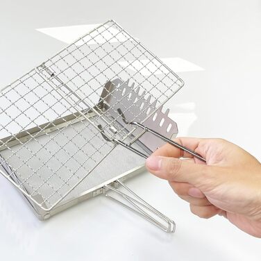 Піч Hobo вулична кемпінгова піч, дров'яна піч з нержавіючої сталі, з сіткою для гриля, газова плита 1-конфорочна Opt 3 Кемпінговий