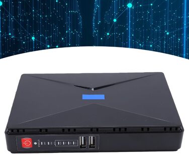 Міні UPS FTVOGUE, резервне живлення 8800mAh з вихідною потужністю 18W для роутера, модему, камери спостереження. Захист від короткого замикання та перезарядки, DC 5.5x2.1мм, USB Type-C, європейська вилка.