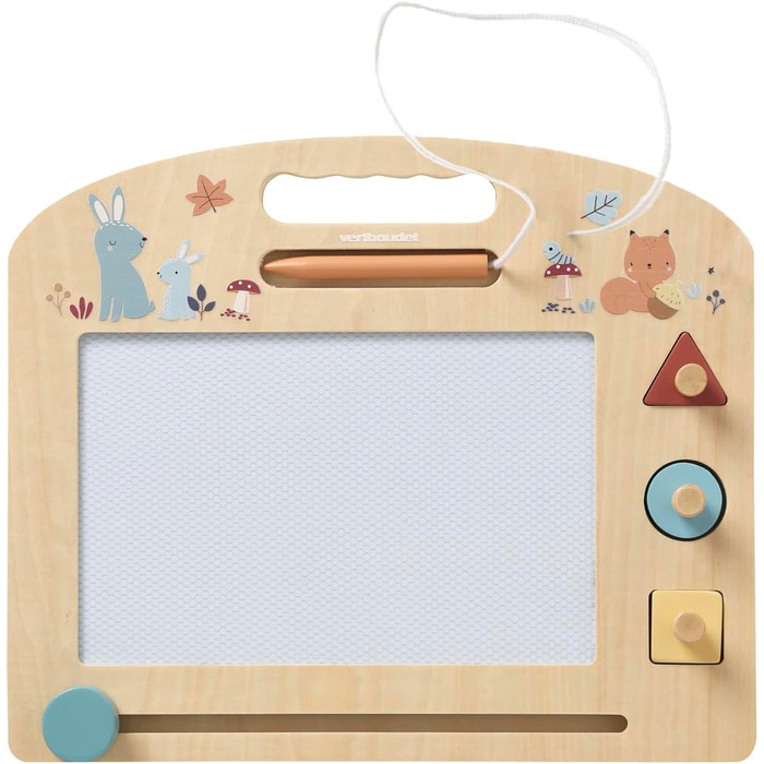 VERTBAUDET Лісові друзі FSC Дерев'яна чарівна дошка натурального кольору