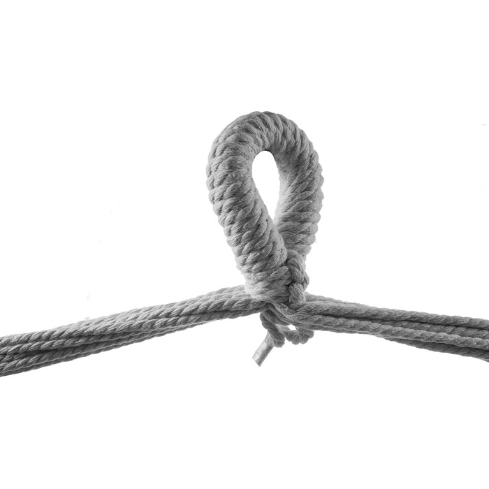 Підвісне крісло для вулиці 97 x 130 см Сірого кольору до 120 кг - Крісло-гойдалка для використання на вулиці та в приміщенні - Підвісна гойдалка Ідеально підходить для дому, саду чи балкону 23671