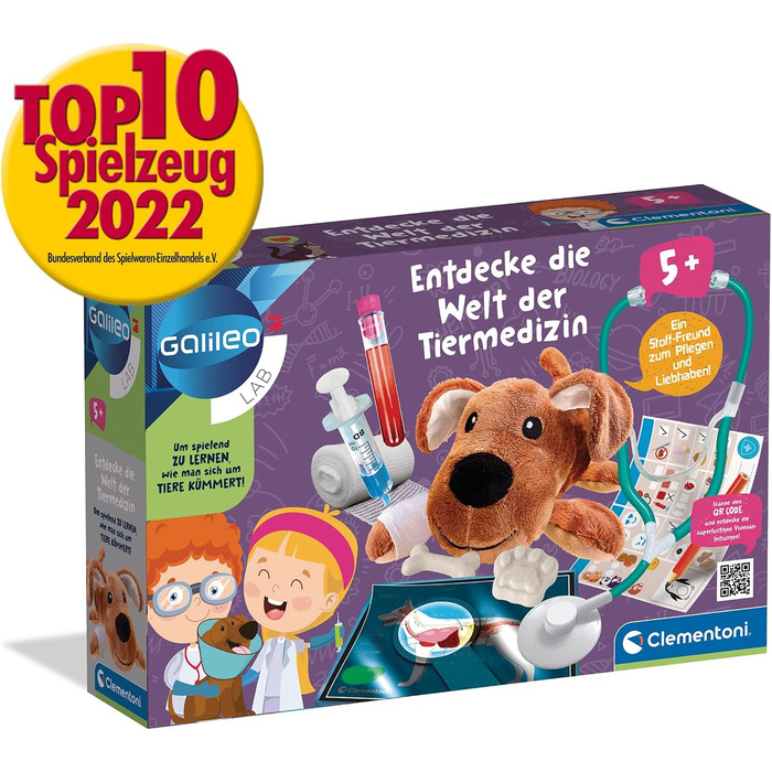 Навчальний набір Galileo Lab Clementoni, світ ветеринарної медицини