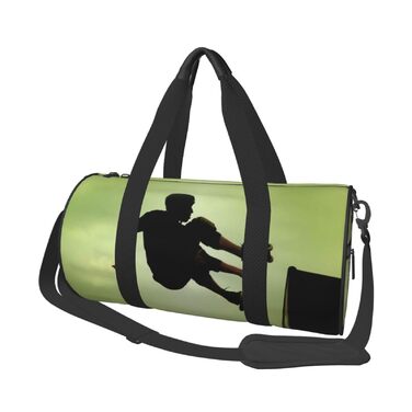 Блискучий, гарний візерунок, кругла форма, велика місткість, дорожня сумка, легка та міцна, подарунок для піших прогулянок, відпустки, ділових поїздок та іншого, для скейтборду, універсальний розмір