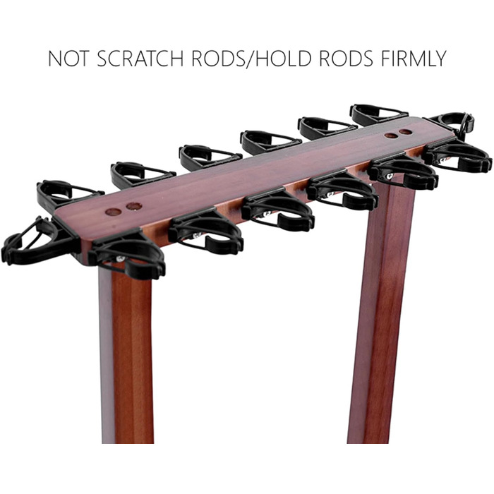 Тримач для вудок, підставка для вудок для гаража, підлогова підставка, вертикальний тримач для зберігання вудок, органайзер для риболовлі