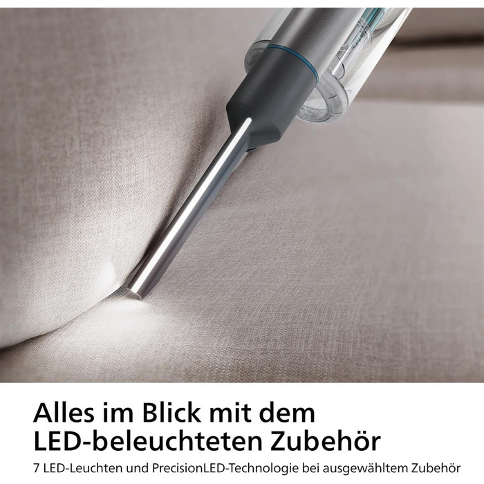 Акумуляторний пилосос 8000 серії Aqua Plus, пилосос та миття, PowerCyclone 12, час роботи до 80 хв, точна світлодіодна насадка, ци