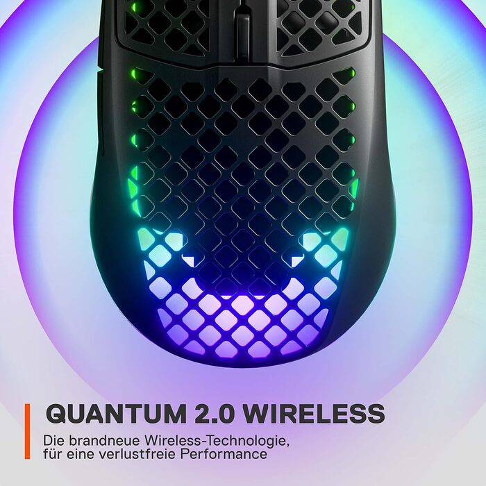 Ігрова миша з отворами на поверхні - Легка, водовідштовхувальна конструкція з пір'я - Оптичний датчик TrueMove Air з роздільною зд