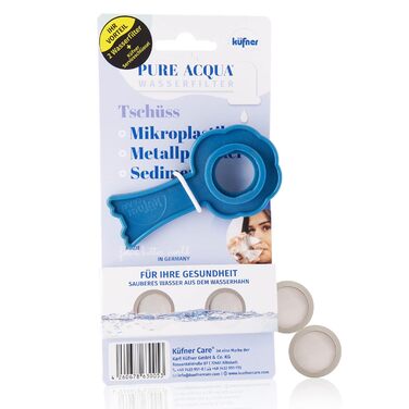 Фільтр для води Kfner Care PURE ACQUA, 2 шт. - підходить для аератора M 22 / M 24 - для чистої води з-під крана
