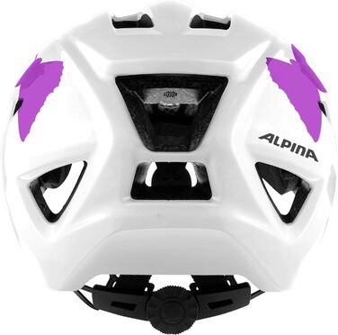 Легкий, оптимально кліматизований та ударостійкий велосипедний шолом з москітною сіткою для дітей перламутрово-білі метелики блиск