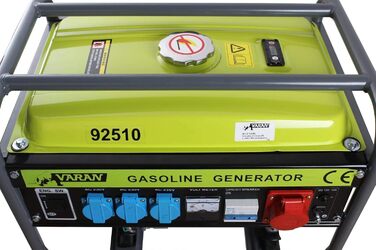 Бензиновий генератор 2,3 кВА 400 В 3 шт. 230 В 12 В постійного струму Електричний генератор, 92510