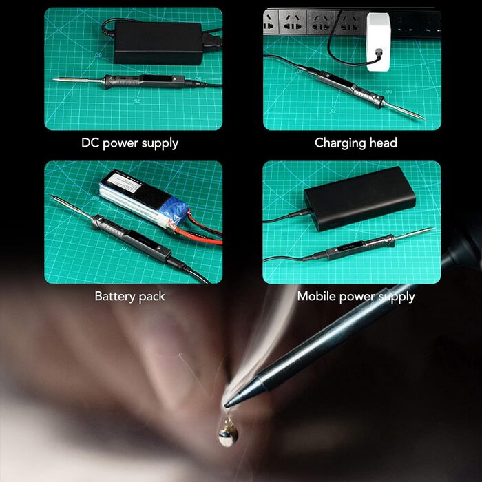 ТИП C 65 Вт DC9 до 24 В TS101 Розумний паяльник з регулюванням температури Міні-інтелектуальний електричний паяльник з однією кноп