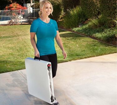 Складаний стіл Lifetime 4428 з регульованою висотою для кемпінгу та інших потреб, 121,9 x 61 x 61-91,4 см. см, 121,9 x 61 x 91,4 см