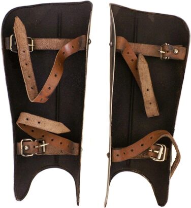 Бойовий торговець - Сталеві поножі - Наколінники - Ноги - LARP - Середньовічний