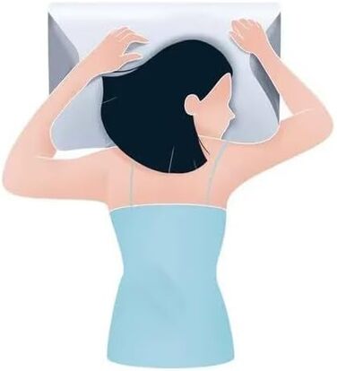 Ортопедична подушка Airflow Pro для лікування апное сну, оригінальна сіра, один розмір