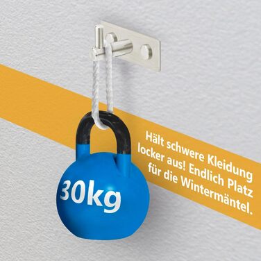 Гачок рейкова вішалка НЕРЖАВІЮЧА СТАЛЬ шліфована Гардеробна рейкова вішалка з гачками 1/4/6/8/10 Настінні гачки Настінна вішалка,