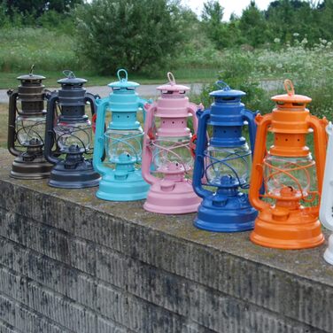 Ліхтар Feuerhand Storm Baby Special 276 Orange - Для саду, кемпінгу та балкону - традиційна гасова лампа - з часом горіння 20 годин - Зроблено в Німеччині Retro