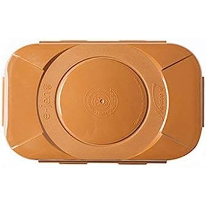 Контейнер для ферментації пробіотиків e-jen для кімчі, квашеної капусти з вакуумною внутрішньою кришкою, керамічний коричневий, 1,7 л, керамічний коричневий, 6,1 x 7,09 x 4,29 дюймів