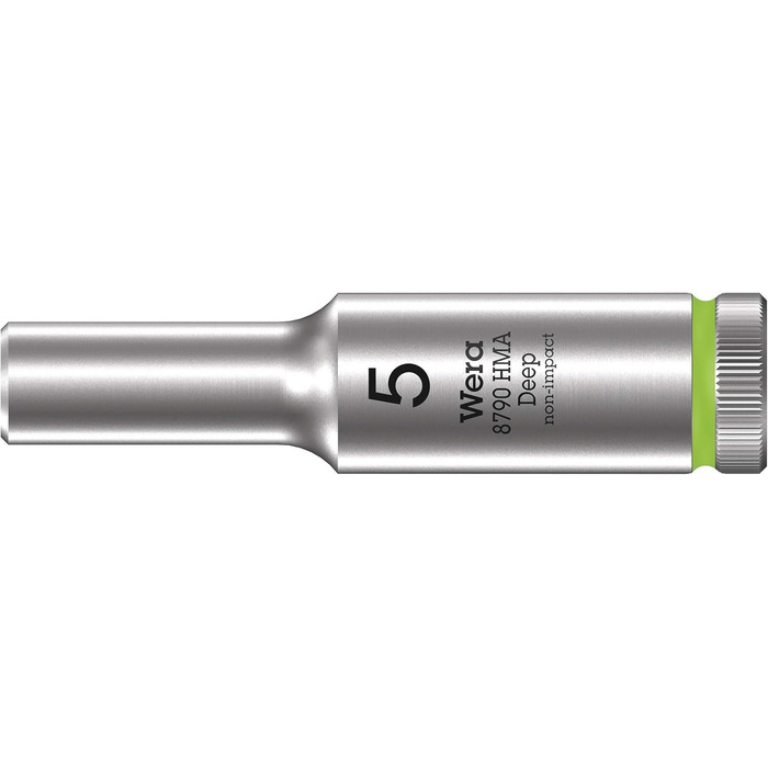 Набір головок Wera 05004525001 Deep, 1/4 привід, 9 предметів