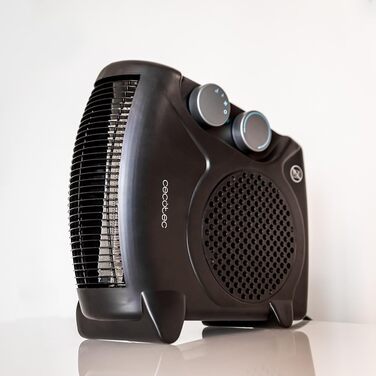 Енергоощадний обігрівач Cecotec ReadyWarm 2000 Max Dual, чорний 2000 Вт, 3 режими, регульований термостат, захист від перегріву, площа обігріву до 20 м