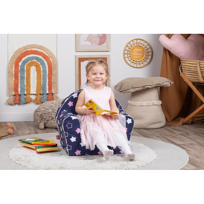 Дитячий сидіння - Зірковий блакитний рожевий, 74032 -