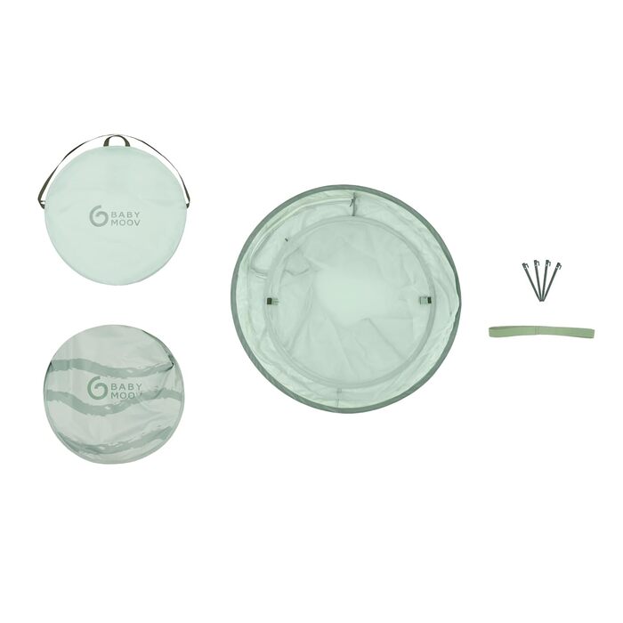Пляжний намет Babymoov Moov & Protect Пляжний намет Ігровий намет Захист від ультрафіолету 50 Розкладна система Москітна сітка 91 x 150 x 109 см