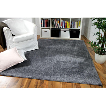 Велюровий килим Snapstyle Shaggy Mona Grey в 24 розмірах 160х160 см