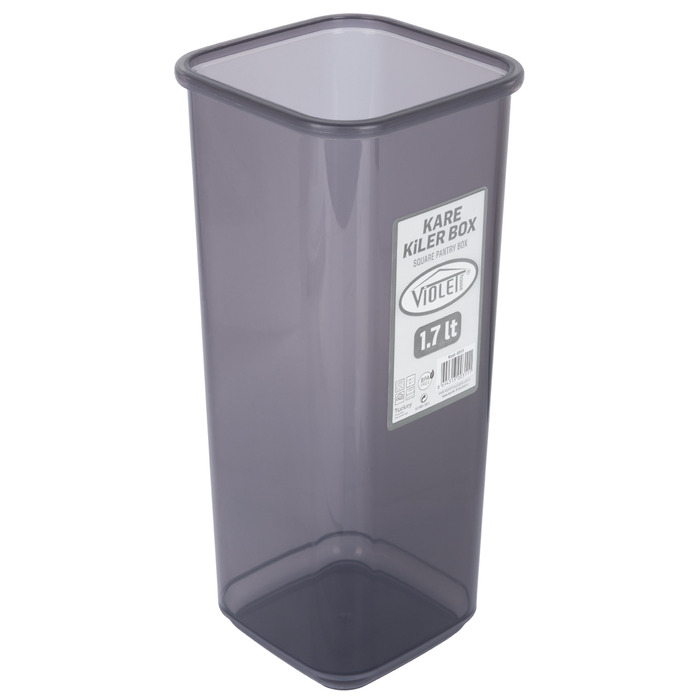 Контейнер для сипучих Violet House 0311 Transparent Black  1.7 л  (6859647)