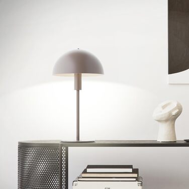 Настільна лампа Lightbox Pilz Висота 36 см Лампа для домашнього офісу, колір taupe (сіро-коричневий)