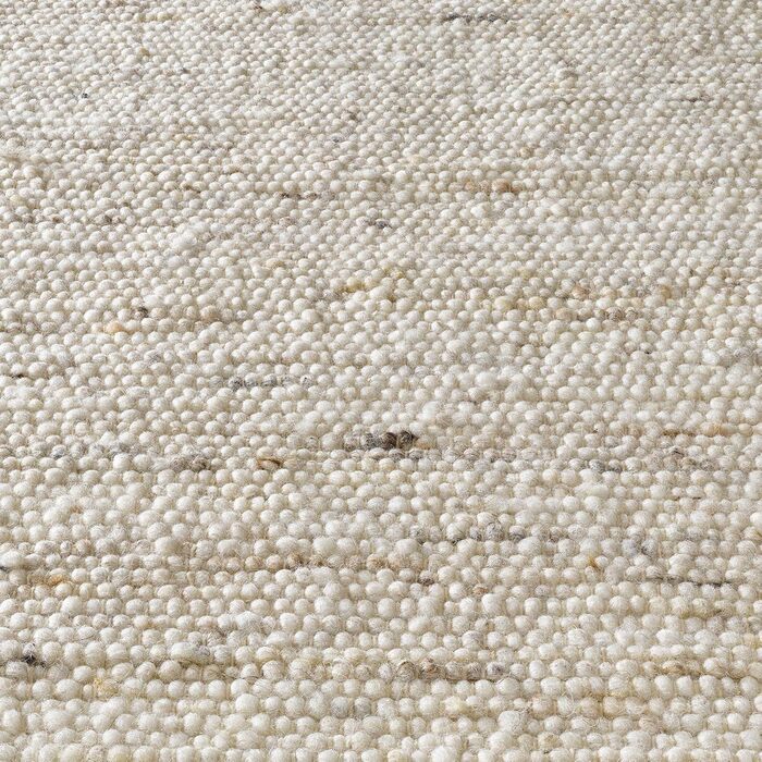 Килим ручної роботи Taracarpet Malmoe Wool у скандинавському стилі заміського будинку Вітальня Їдальня Спальня Доріжка до передпокою Двостороння Бежева 140x200 см Бежева 140 x 200 см (Прямокутна)