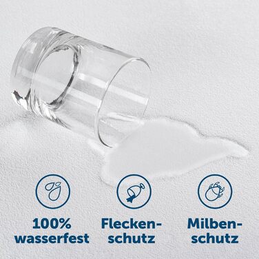 Протектор для матраца Blumtal 90 x 200 см водонепроникний - сертифікований Oeko-Tex килимок від нетримання, який можна прати - вод