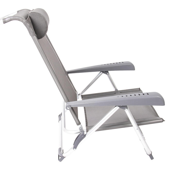 Крісло розкладне Bo-Camp Saint-Tropez Grey (1204796)